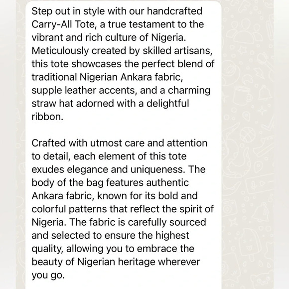 Vintage 💕Kweenzyafrik Ankara printed handmade Keimie Carry all Tote hat set - Picture 8 of 16